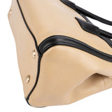 Prada Saffiano Bicolor Leather City Tote Handbag