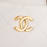 [Chanel Stitching Caviar Leather Small Bowling Handbag