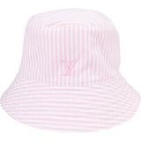 Louis Vuitton Multicolor Wool LV Embroidery Striped Reversible Bucket Hat