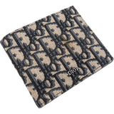 Christian Dior Oblique Trotter Monogram Jacquard Bifold Card Holder Wallet
