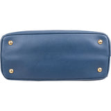 Prada Blue Saffiano Lux Galleria Handbag