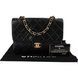 Chanel Quilted Lambskin 24K Gold Single Flap Crossbody Bag