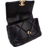 Chanel 19 Quilted Lambskin Single Flap Crossbody Bag Small