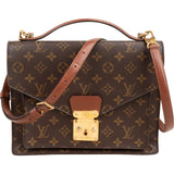 Louis Vuitton Monogram Canvas Pochette Monceau Handbag