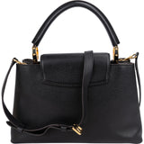 Louis Vuitton Noir Taurillon Leather Capucines MM Handbag