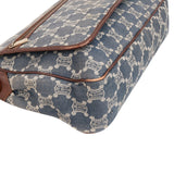 Celine Monogram Macadam Denim Messenger Crossbody Bag