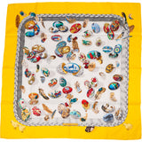 Hermès Oeufs a la Neige Silk90 Scarf Tuch