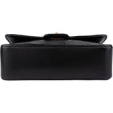 Chanel Quilted Lambskin 24K Gold Single Flap Crossbody Bag