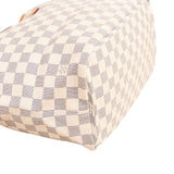 Louis Vuitton Monogram Damier Azur Canvas Neverfull MM Shoulder Bag