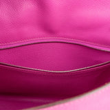 Hermès Pink Chevre Leather Palladium Kelly 28 Handbag