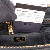Prada Black Saffiano Leather Galleria Handbag