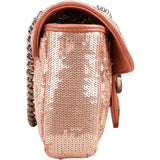 Gucci Quilted Sequin GG Marmont Small Crossbody Bag