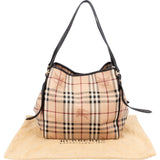 Burberry Nova-Check Haymarket Hobo Shoulder Bag