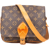 Louis Vuitton Monogram Canvas Cartouchiere MM Crossbody Bag