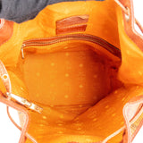 MCM Monogram Visetos Drawstring Bucket Crossbody Bag