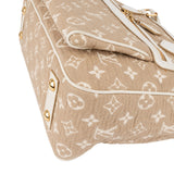Louis Vuitton Monogram Denim Sabbia Cabas MM Handbag