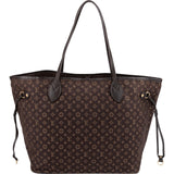 Louis Vuitton Mini Lin Monogram Neverfull MM Shoulder Bag