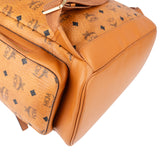 MCM Monogram Visetos Canvas Drawstring Clip Large Travel Backpack