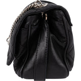 Chanel Quilted Lambskin Modern Palladium Chain Jumbo Single Flap Shoulder Bag