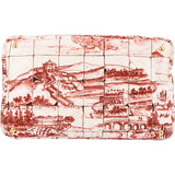 Prada Printed Canvas Estampada Canapa Tote Handbag