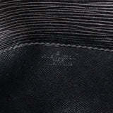 Louis Vuitton Noir Epi Leather Cartouchiere MM Shoulder Bag