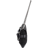 Gucci Monogram GG Black Horsebit Chain Pochette  Handbag
