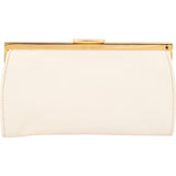 Prada Saffiano Leather Frame Coin Purse Wallet