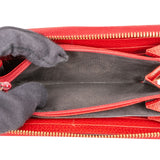 Gucci Grained Leather GG Marmont Zip Around Wallet