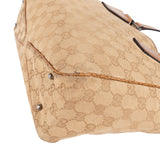 Gucci Monogram GG Canvas and Perforated Leather Small Handbag