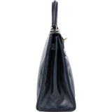 [🔄️B12 / F04] Hermès Box Calfskin Kelly Retourne 28 Handbag - vintageandkickz