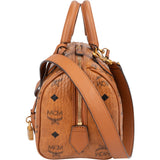 MCM Monogram Visetos Small Boston Crossbody Handbag