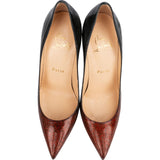 Christian Louboutin Glitter Ombre Patent Leather Decollete So Kate 100 Pumps (36)