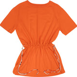 Hermès Yachting Orange Cotton Long Drawstring T-Shirt (FR 34 / DE 32)