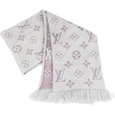 Louis Vuitton Wool Monogram Logomania Schal Scarf - vintageandkickz
