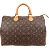 Louis Vuitton Monogram Canvas Speedy 35 Handbag