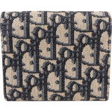 Christian Dior Oblique Jacquard Monogram Saddle Wallet