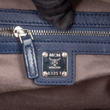 MCM Visetos Monogram Debossed Leather Hobo Shoulder Bag