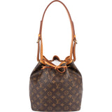 Louis Vuitton Monogram Canvas Sac Noé Petit Shoulder Bag
