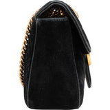 Gucci Matelassé Velvet GG Marmont Crossbody Bag