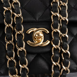Chanel Quilted Lambskin Medium Double Flap Crossbody Bag