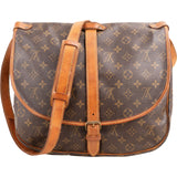 Louis Vuitton Monogram Canvas Saumur 35 Crossbody Bag