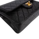 Chanel Quilted Lambskin 24K Small Double Flap Shoulder Bag