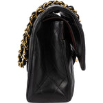 [🔄️B11 / F28] Chanel Quilted Lambskin Medium Double Flap Shoulder Bag - vintageandkickz