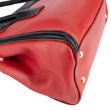 Prada Saffiano and Calf Leather Twin Pocket Handbag