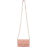 Gucci Leather Interlocking GG Wallet On Chain Crossbody Bag