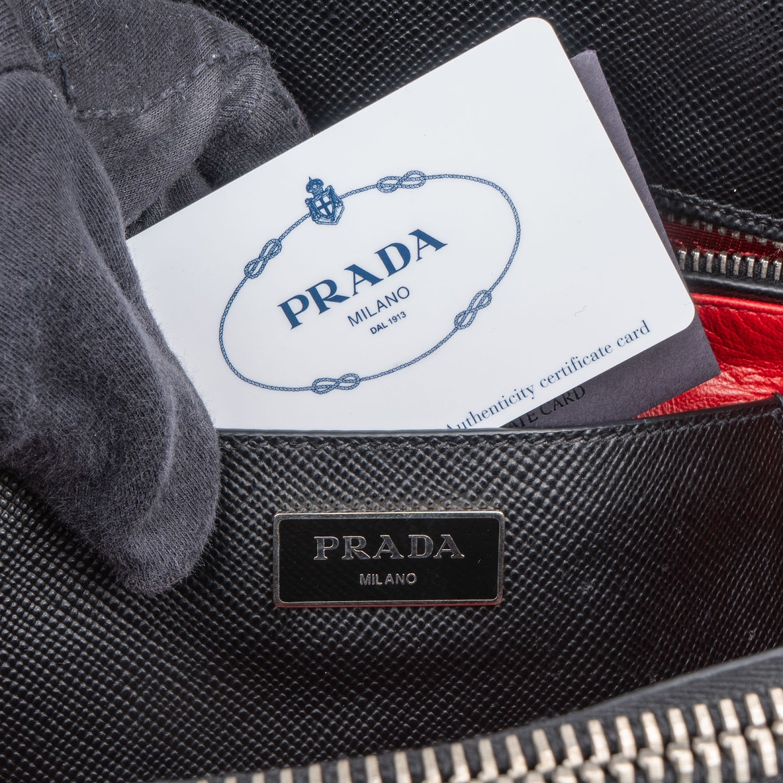 B04 Prada Black Saffiano Leather Lux Galleria Handbag xx - vintageandkickz