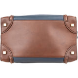 Céline Tricolor Leather Luggage Handbag