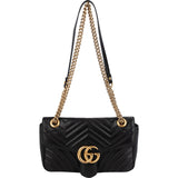 Gucci Matelassé Leather GG Marmont Shoulder Crossbody Bag