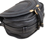 Chloé Grained Calfskin Marcie Small Saddle Crossbody Bag