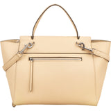 Celine Beige Grained Calfskin Belt Handbag